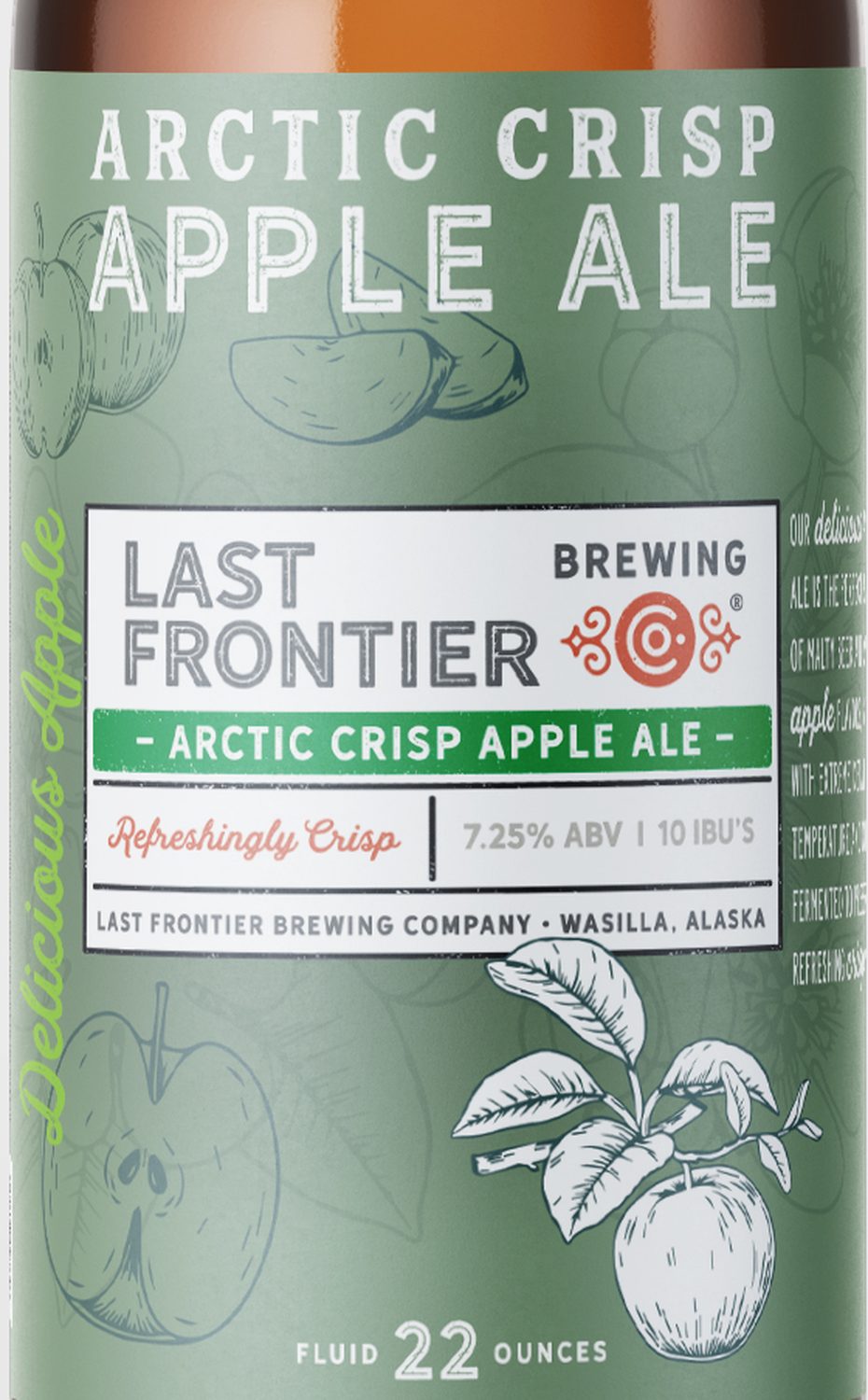 Arctic Crisp Apple Ale label